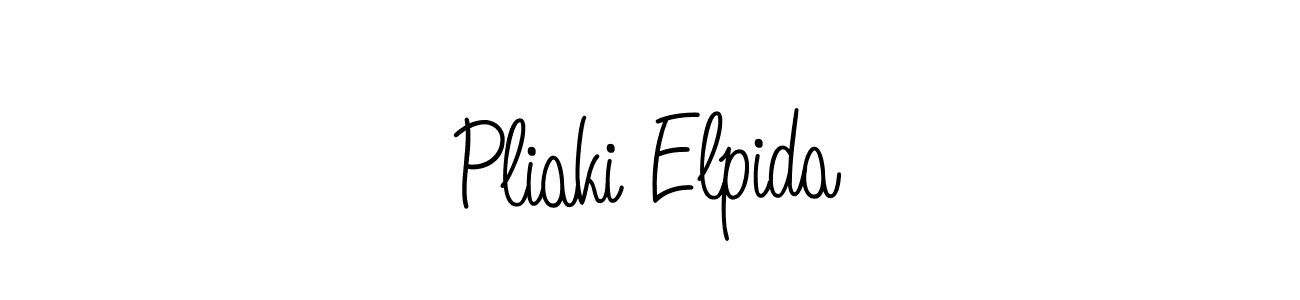 Also You can easily find your signature by using the search form. We will create Pliaki Elpida name handwritten signature images for you free of cost using Angelique-Rose-font-FFP sign style. Pliaki Elpida signature style 5 images and pictures png