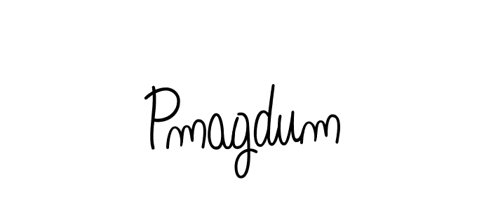 Once you've used our free online signature maker to create your best signature Angelique-Rose-font-FFP style, it's time to enjoy all of the benefits that Pmagdum name signing documents. Pmagdum signature style 5 images and pictures png