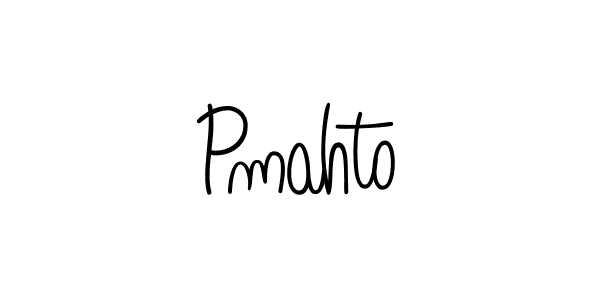 How to make Pmahto signature? Angelique-Rose-font-FFP is a professional autograph style. Create handwritten signature for Pmahto name. Pmahto signature style 5 images and pictures png