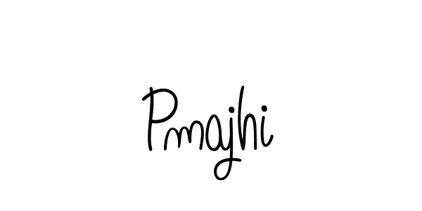 Make a beautiful signature design for name Pmajhi. With this signature (Angelique-Rose-font-FFP) style, you can create a handwritten signature for free. Pmajhi signature style 5 images and pictures png