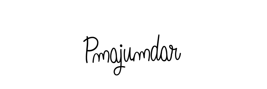 The best way (Angelique-Rose-font-FFP) to make a short signature is to pick only two or three words in your name. The name Pmajumdar include a total of six letters. For converting this name. Pmajumdar signature style 5 images and pictures png