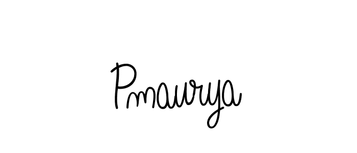 It looks lik you need a new signature style for name Pmaurya. Design unique handwritten (Angelique-Rose-font-FFP) signature with our free signature maker in just a few clicks. Pmaurya signature style 5 images and pictures png