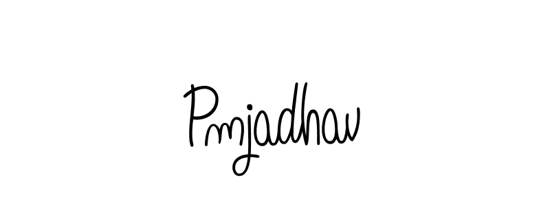 Make a beautiful signature design for name Pmjadhav. With this signature (Angelique-Rose-font-FFP) style, you can create a handwritten signature for free. Pmjadhav signature style 5 images and pictures png