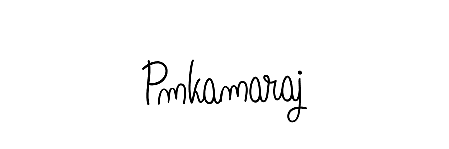 Design your own signature with our free online signature maker. With this signature software, you can create a handwritten (Angelique-Rose-font-FFP) signature for name Pmkamaraj. Pmkamaraj signature style 5 images and pictures png