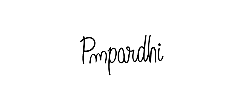 The best way (Angelique-Rose-font-FFP) to make a short signature is to pick only two or three words in your name. The name Pmpardhi include a total of six letters. For converting this name. Pmpardhi signature style 5 images and pictures png