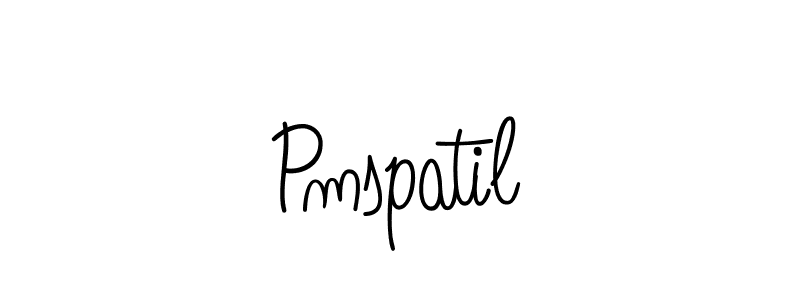 You should practise on your own different ways (Angelique-Rose-font-FFP) to write your name (Pmspatil) in signature. don't let someone else do it for you. Pmspatil signature style 5 images and pictures png