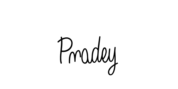 Make a beautiful signature design for name Pnadey. With this signature (Angelique-Rose-font-FFP) style, you can create a handwritten signature for free. Pnadey signature style 5 images and pictures png