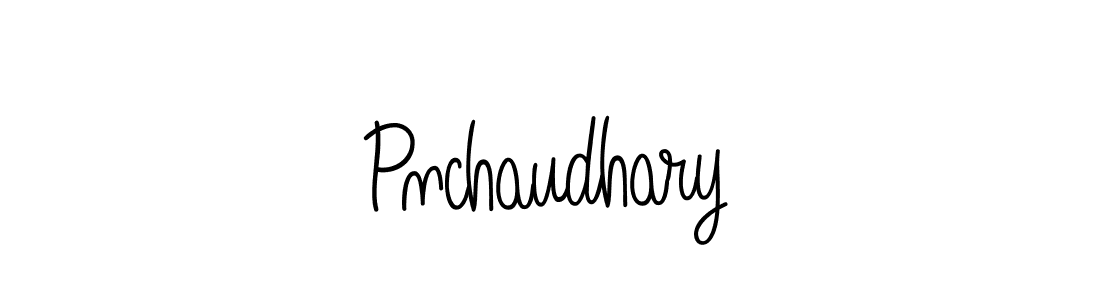 Also we have Pnchaudhary name is the best signature style. Create professional handwritten signature collection using Angelique-Rose-font-FFP autograph style. Pnchaudhary signature style 5 images and pictures png