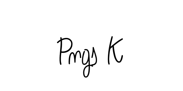 You should practise on your own different ways (Angelique-Rose-font-FFP) to write your name (Pngs K) in signature. don't let someone else do it for you. Pngs K signature style 5 images and pictures png