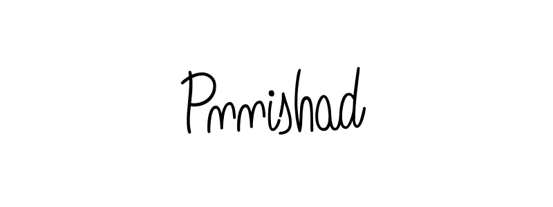 Design your own signature with our free online signature maker. With this signature software, you can create a handwritten (Angelique-Rose-font-FFP) signature for name Pnnishad. Pnnishad signature style 5 images and pictures png