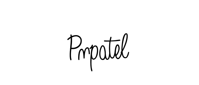 Make a beautiful signature design for name Pnpatel. With this signature (Angelique-Rose-font-FFP) style, you can create a handwritten signature for free. Pnpatel signature style 5 images and pictures png