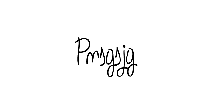 Use a signature maker to create a handwritten signature online. With this signature software, you can design (Angelique-Rose-font-FFP) your own signature for name Pnsgsjg. Pnsgsjg signature style 5 images and pictures png