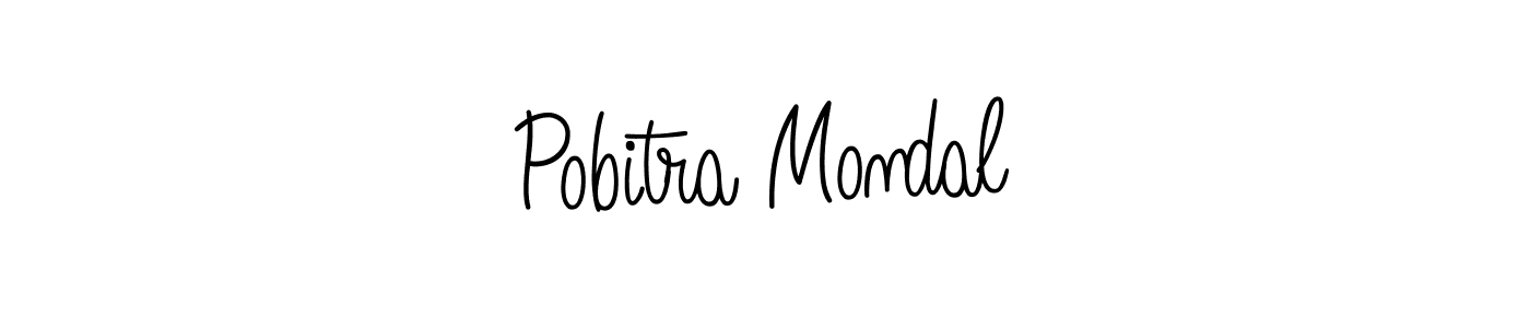 Make a beautiful signature design for name Pobitra Mondal. Use this online signature maker to create a handwritten signature for free. Pobitra Mondal signature style 5 images and pictures png