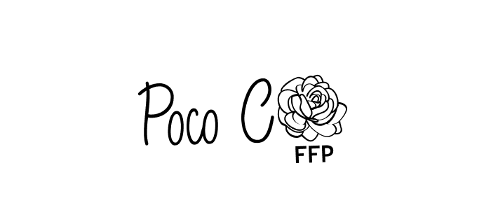 How to make Poco C3 signature? Angelique-Rose-font-FFP is a professional autograph style. Create handwritten signature for Poco C3 name. Poco C3 signature style 5 images and pictures png