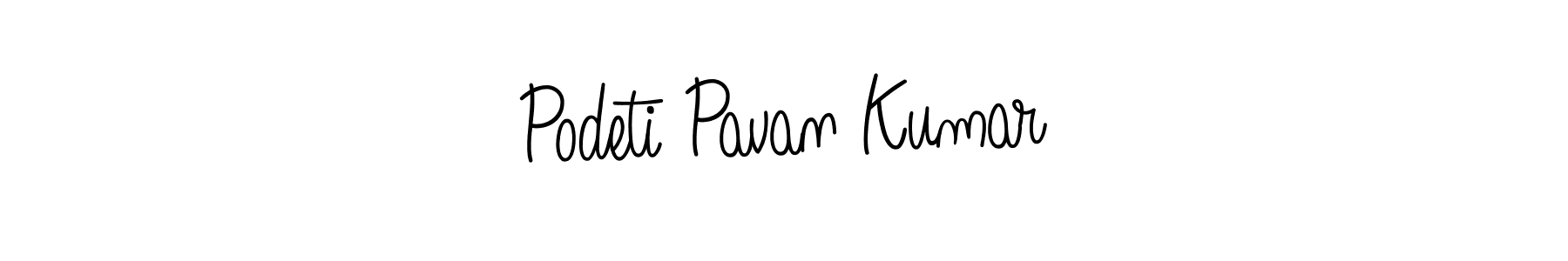 This is the best signature style for the Podeti Pavan Kumar name. Also you like these signature font (Angelique-Rose-font-FFP). Mix name signature. Podeti Pavan Kumar signature style 5 images and pictures png