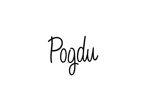 Make a short Pogdu signature style. Manage your documents anywhere anytime using Angelique-Rose-font-FFP. Create and add eSignatures, submit forms, share and send files easily. Pogdu signature style 5 images and pictures png