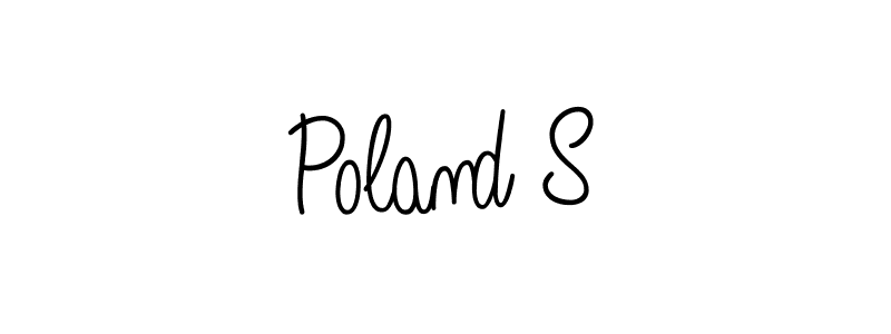 Design your own signature with our free online signature maker. With this signature software, you can create a handwritten (Angelique-Rose-font-FFP) signature for name Poland S. Poland S signature style 5 images and pictures png