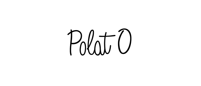 if you are searching for the best signature style for your name Polat O. so please give up your signature search. here we have designed multiple signature styles  using Angelique-Rose-font-FFP. Polat O signature style 5 images and pictures png