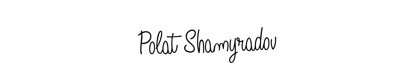 Design your own signature with our free online signature maker. With this signature software, you can create a handwritten (Angelique-Rose-font-FFP) signature for name Polat Shamyradov. Polat Shamyradov signature style 5 images and pictures png