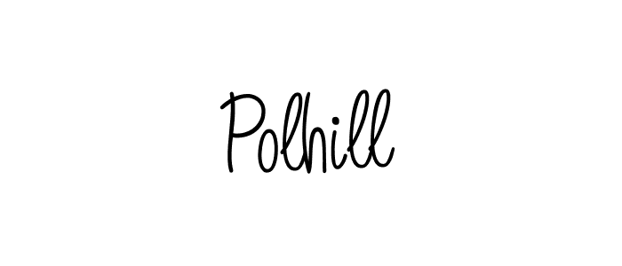 How to make Polhill name signature. Use Angelique-Rose-font-FFP style for creating short signs online. This is the latest handwritten sign. Polhill signature style 5 images and pictures png