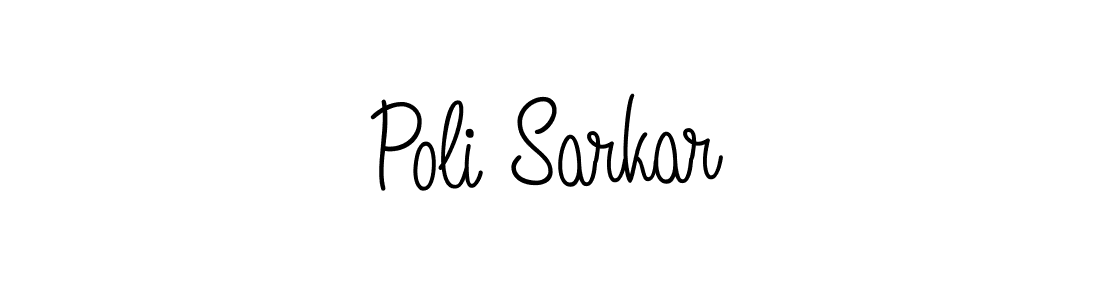 Angelique-Rose-font-FFP is a professional signature style that is perfect for those who want to add a touch of class to their signature. It is also a great choice for those who want to make their signature more unique. Get Poli Sarkar name to fancy signature for free. Poli Sarkar signature style 5 images and pictures png