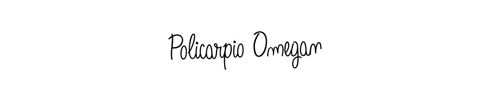 Create a beautiful signature design for name Policarpio Omegan. With this signature (Angelique-Rose-font-FFP) fonts, you can make a handwritten signature for free. Policarpio Omegan signature style 5 images and pictures png