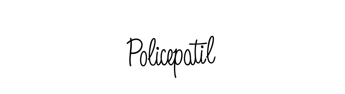 Design your own signature with our free online signature maker. With this signature software, you can create a handwritten (Angelique-Rose-font-FFP) signature for name Policepatil. Policepatil signature style 5 images and pictures png