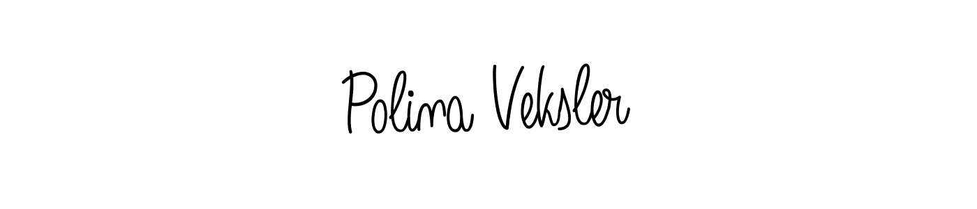 The best way (Angelique-Rose-font-FFP) to make a short signature is to pick only two or three words in your name. The name Polina Veksler include a total of six letters. For converting this name. Polina Veksler signature style 5 images and pictures png