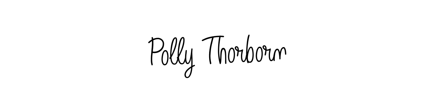 Best and Professional Signature Style for Polly Thorborn. Angelique-Rose-font-FFP Best Signature Style Collection. Polly Thorborn signature style 5 images and pictures png