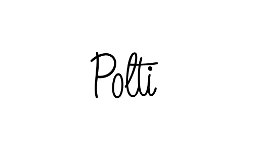 How to make Polti signature? Angelique-Rose-font-FFP is a professional autograph style. Create handwritten signature for Polti name. Polti signature style 5 images and pictures png