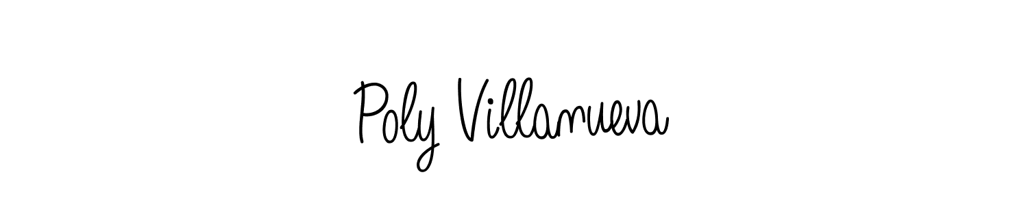 This is the best signature style for the Poly Villanueva name. Also you like these signature font (Angelique-Rose-font-FFP). Mix name signature. Poly Villanueva signature style 5 images and pictures png