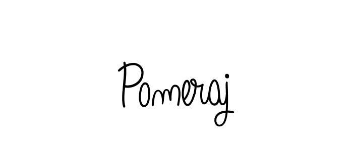 The best way (Angelique-Rose-font-FFP) to make a short signature is to pick only two or three words in your name. The name Pomeraj include a total of six letters. For converting this name. Pomeraj signature style 5 images and pictures png