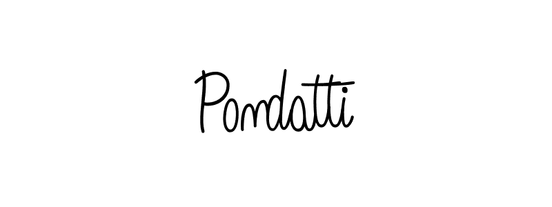 How to Draw Pondatti signature style? Angelique-Rose-font-FFP is a latest design signature styles for name Pondatti. Pondatti signature style 5 images and pictures png