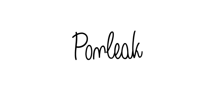 Also You can easily find your signature by using the search form. We will create Ponleak name handwritten signature images for you free of cost using Angelique-Rose-font-FFP sign style. Ponleak signature style 5 images and pictures png