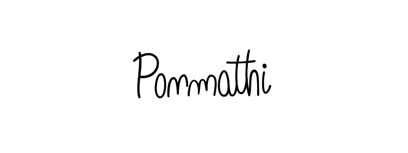 Create a beautiful signature design for name Ponmathi. With this signature (Angelique-Rose-font-FFP) fonts, you can make a handwritten signature for free. Ponmathi signature style 5 images and pictures png