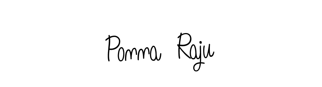 Make a short Ponna  Raju signature style. Manage your documents anywhere anytime using Angelique-Rose-font-FFP. Create and add eSignatures, submit forms, share and send files easily. Ponna  Raju signature style 5 images and pictures png