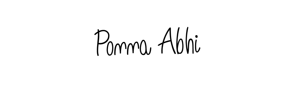 Also You can easily find your signature by using the search form. We will create Ponna Abhi name handwritten signature images for you free of cost using Angelique-Rose-font-FFP sign style. Ponna Abhi signature style 5 images and pictures png