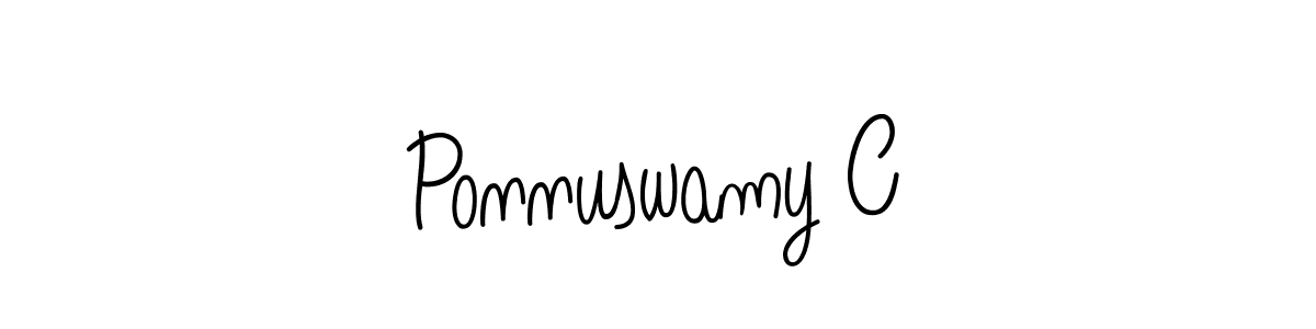 Make a short Ponnuswamy C signature style. Manage your documents anywhere anytime using Angelique-Rose-font-FFP. Create and add eSignatures, submit forms, share and send files easily. Ponnuswamy C signature style 5 images and pictures png