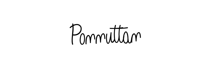 How to make Ponnuttan signature? Angelique-Rose-font-FFP is a professional autograph style. Create handwritten signature for Ponnuttan name. Ponnuttan signature style 5 images and pictures png