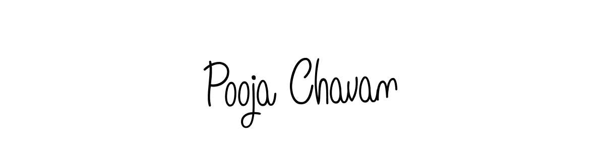 Pooja Chavan stylish signature style. Best Handwritten Sign (Angelique-Rose-font-FFP) for my name. Handwritten Signature Collection Ideas for my name Pooja Chavan. Pooja Chavan signature style 5 images and pictures png