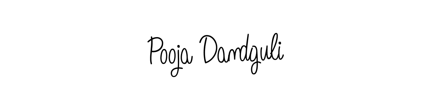 It looks lik you need a new signature style for name Pooja Dandguli. Design unique handwritten (Angelique-Rose-font-FFP) signature with our free signature maker in just a few clicks. Pooja Dandguli signature style 5 images and pictures png