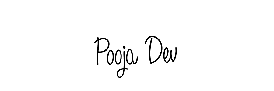 Make a beautiful signature design for name Pooja Dev. Use this online signature maker to create a handwritten signature for free. Pooja Dev signature style 5 images and pictures png