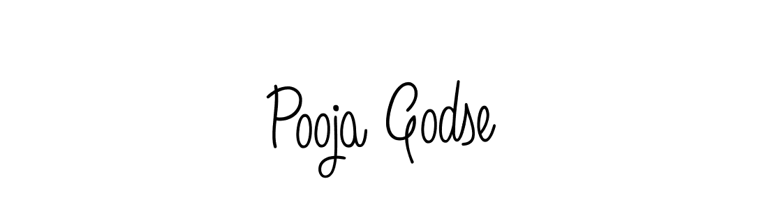 Design your own signature with our free online signature maker. With this signature software, you can create a handwritten (Angelique-Rose-font-FFP) signature for name Pooja Godse. Pooja Godse signature style 5 images and pictures png