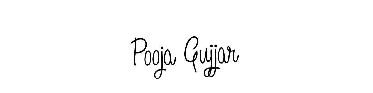 Angelique-Rose-font-FFP is a professional signature style that is perfect for those who want to add a touch of class to their signature. It is also a great choice for those who want to make their signature more unique. Get Pooja Gujjar name to fancy signature for free. Pooja Gujjar signature style 5 images and pictures png