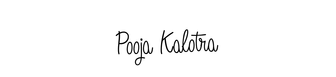 if you are searching for the best signature style for your name Pooja Kalotra. so please give up your signature search. here we have designed multiple signature styles  using Angelique-Rose-font-FFP. Pooja Kalotra signature style 5 images and pictures png