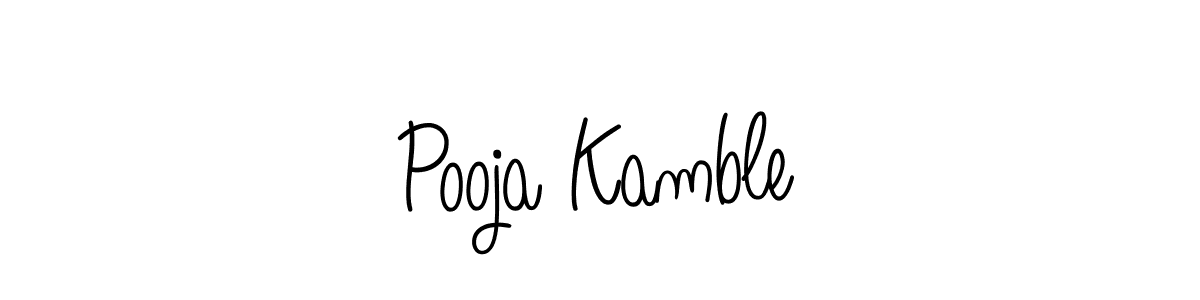 Make a short Pooja Kamble signature style. Manage your documents anywhere anytime using Angelique-Rose-font-FFP. Create and add eSignatures, submit forms, share and send files easily. Pooja Kamble signature style 5 images and pictures png