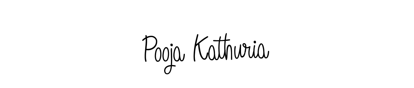 Also we have Pooja Kathuria name is the best signature style. Create professional handwritten signature collection using Angelique-Rose-font-FFP autograph style. Pooja Kathuria signature style 5 images and pictures png
