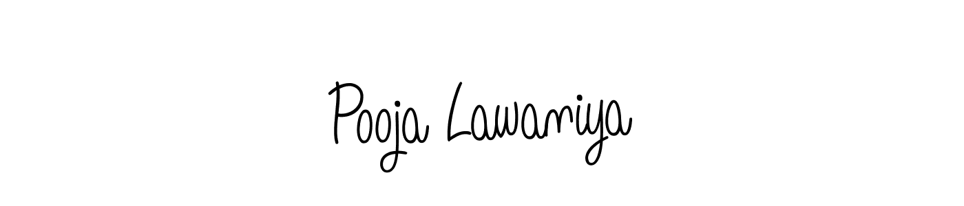 You can use this online signature creator to create a handwritten signature for the name Pooja Lawaniya. This is the best online autograph maker. Pooja Lawaniya signature style 5 images and pictures png