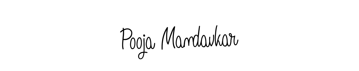 Use a signature maker to create a handwritten signature online. With this signature software, you can design (Angelique-Rose-font-FFP) your own signature for name Pooja Mandavkar. Pooja Mandavkar signature style 5 images and pictures png