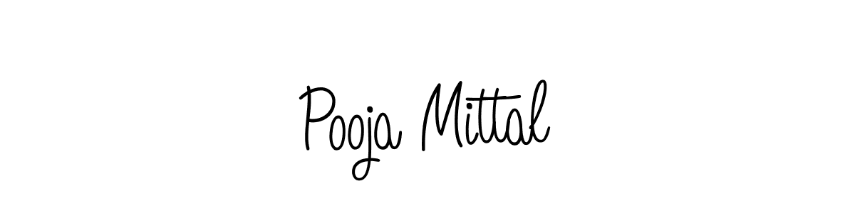 Also we have Pooja Mittal name is the best signature style. Create professional handwritten signature collection using Angelique-Rose-font-FFP autograph style. Pooja Mittal signature style 5 images and pictures png